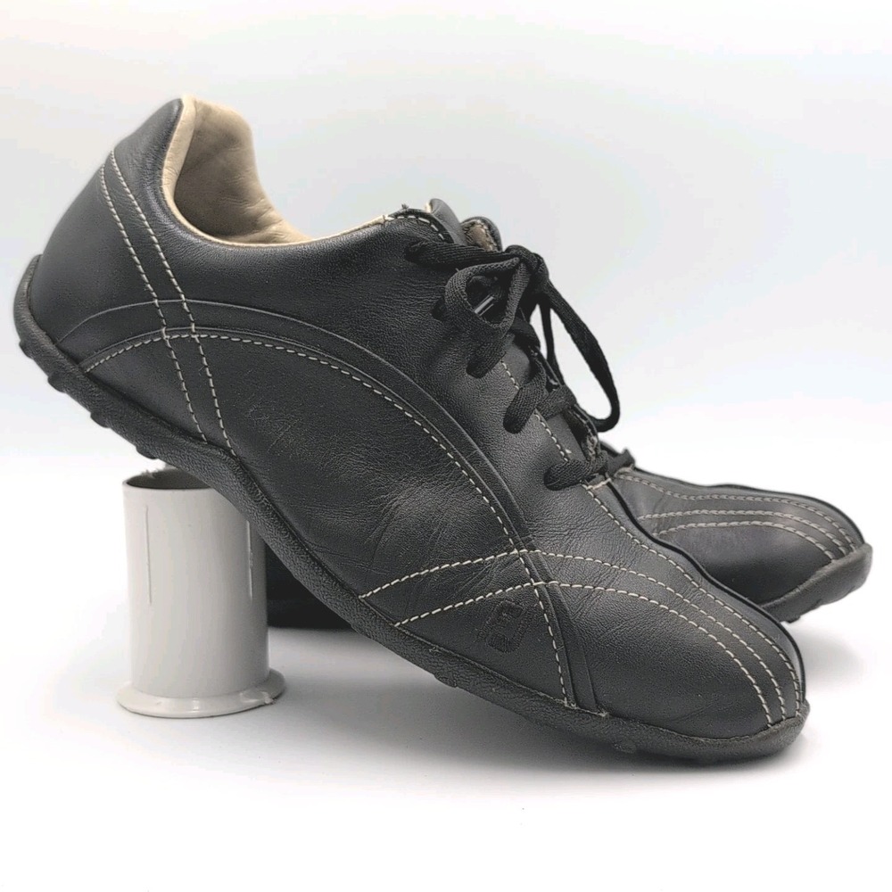 FootJoy FJ Casual Collection Shoes Womens 7.5 Black Spikeless Golf Athletic